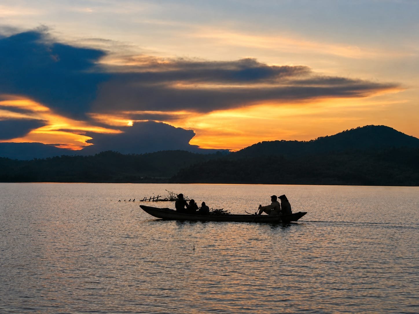 Peaceful countryside landscape near Nha Trang